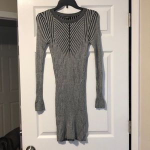Fit knitted sweater dress